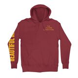 Beautiful Mind Embroidered Maroon Pullover Hoodie